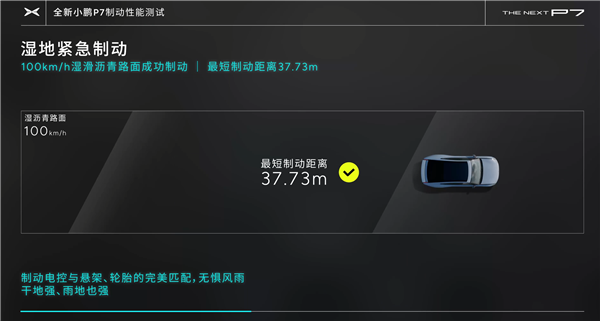 全新小鹏P7连续26脚零百刹停性能无明显衰减！陈震：这才是极限测试(图3)