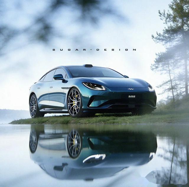 最美比亚迪轿跑溜背式车身+激光雷达性能卓越、续航持久(图2)